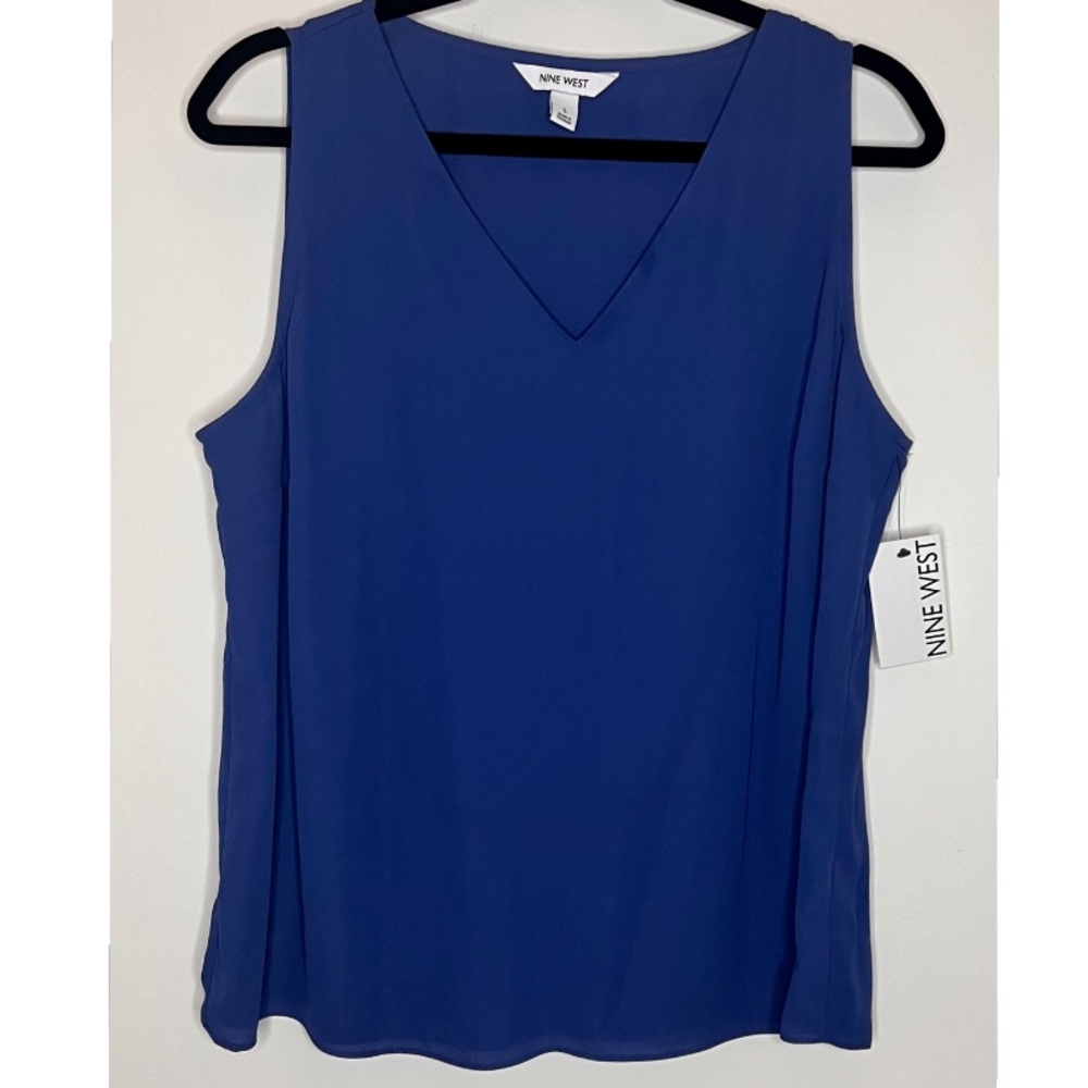 Blue Women’s Sleeveless Blouse